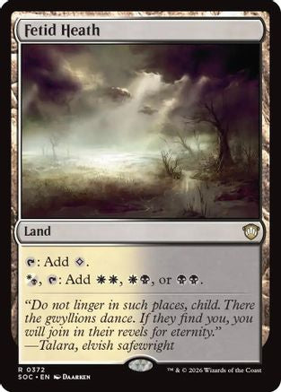 Fetid Heath (SOC-372) - Commander: Secrets of Strixhaven