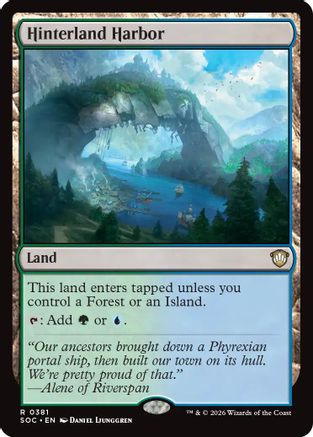 Hinterland Harbor (SOC-381) - Commander: Secrets of Strixhaven