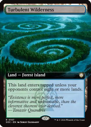 Turbulent Wilderness (Extended Art) (SOC-107) - Commander: Secrets of Strixhaven