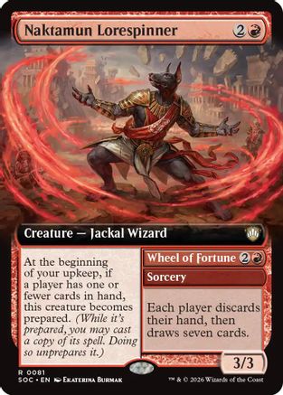 Naktamun Lorespinner (Extended Art) (SOC-081) - Commander: Secrets of Strixhaven