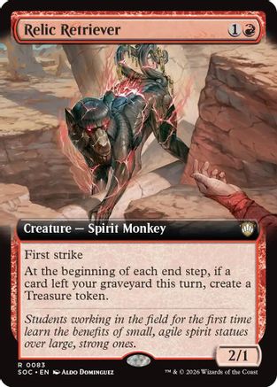 Relic Retriever (Extended Art) (SOC-083) - Commander: Secrets of Strixhaven