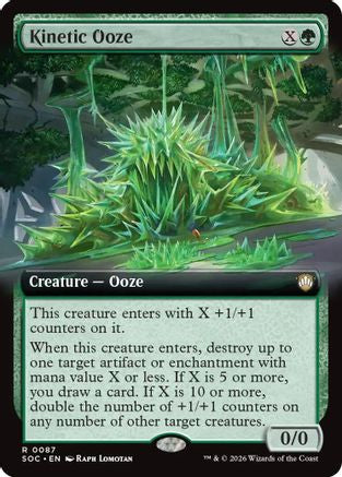 Kinetic Ooze (Extended Art) (SOC-087) - Commander: Secrets of Strixhaven