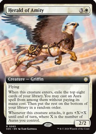 Herald of Amity (Extended Art) (SOC-065) - Commander: Secrets of Strixhaven