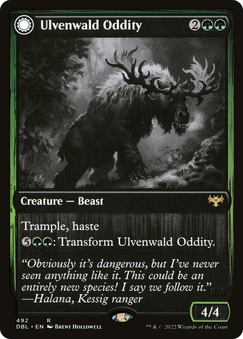 Ulvenwald Oddity (DBL-492) - Innistrad: Double Feature: (Double Faced Transform)