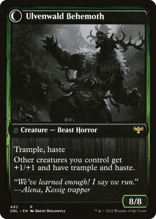 Ulvenwald Oddity (DBL-492) - Innistrad: Double Feature: (Double Faced Transform)