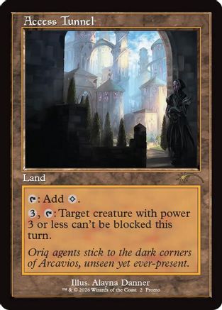 Access Tunnel (Retro Frame) (WPN-002) - WPN & Gateway Promos Foil