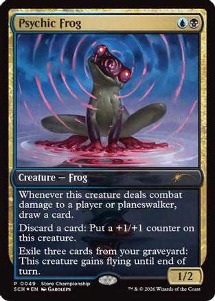 Psychic Frog (GAME-049) - Game Day & Store Championship Promos Foil