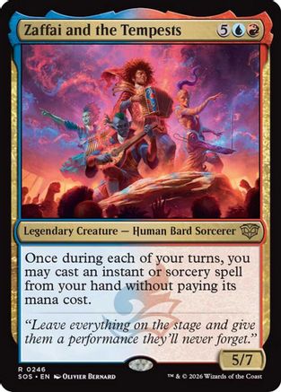 Zaffai and the Tempests (SOS-246) - Secrets of Strixhaven Foil
