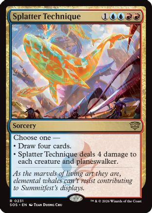 Splatter Technique (SOS-231) - Secrets of Strixhaven Foil