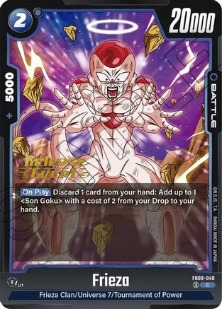 Frieza (FB09-040) - Dual Evolution Release Event Cards