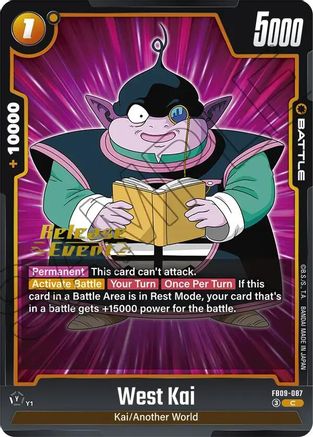 West Kai (FB09-087) - Dual Evolution Release Event Cards