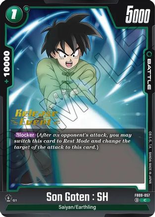 Son Goten : SH (FB09-057) - Dual Evolution Release Event Cards
