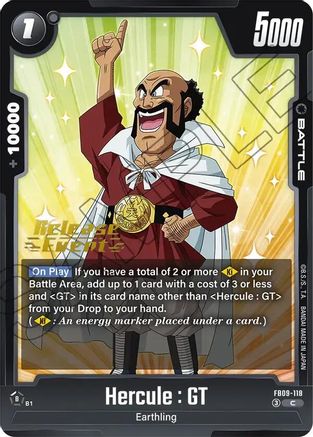Hercule : GT (FB09-118) - Dual Evolution Release Event Cards