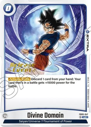 Divine Domain (FB09-047) - Dual Evolution Release Event Cards