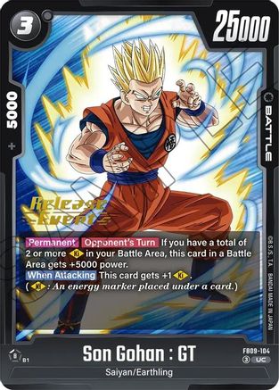 Son Gohan : GT - FB09-104 (FB09-104) - Dual Evolution Release Event Cards