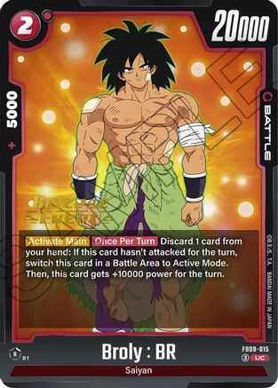 Broly : BR (FB09-015) - Dual Evolution Release Event Cards