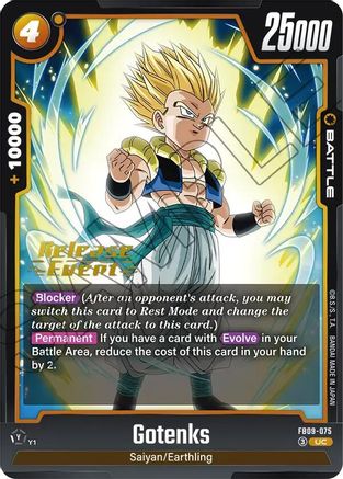 Gotenks - FB09-075 (FB09-075) - Dual Evolution Release Event Cards