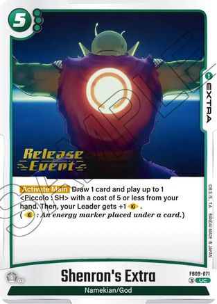 Shenron's Extra (FB09-071) - Dual Evolution Release Event Cards