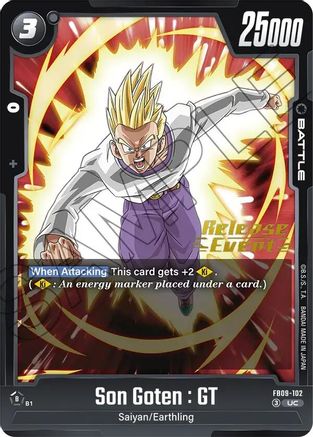 Son Goten : GT - FB09-102 (FB09-102) - Dual Evolution Release Event Cards