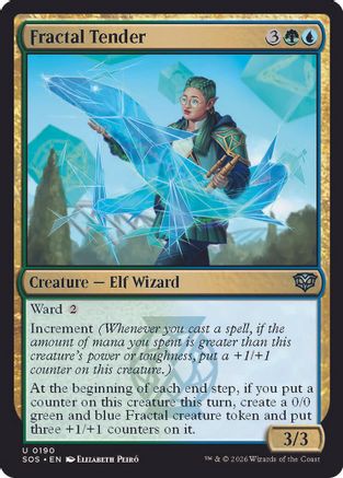 Fractal Tender (SOS-190) - Secrets of Strixhaven Foil