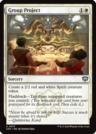 Group Project (SOS-017) - Secrets of Strixhaven Foil
