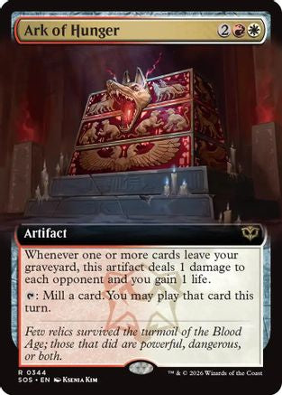 Ark of Hunger (Extended Art) (SOS-344) - Secrets of Strixhaven