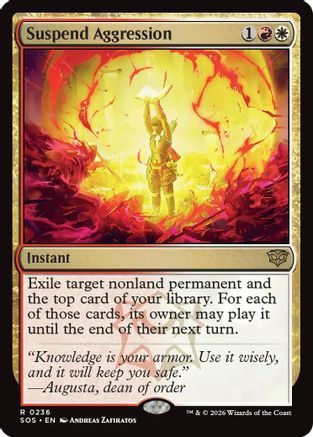 Suspend Aggression (SOS-236) - Secrets of Strixhaven Foil
