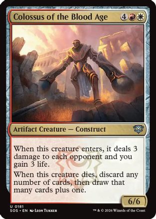 Colossus of the Blood Age (SOS-181) - Secrets of Strixhaven Foil
