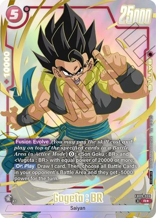 Gogeta : BR - FB09-006 (Limited Pack 26-27 WAVE1) (FB09-006) - Tournament and Championship Promos Holofoil