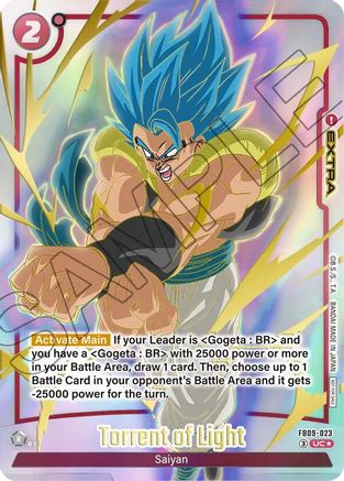 Torrent of Light (Limited Pack 26-27 WAVE1) (FB09-023) - Tournament and Championship Promos Holofoil
