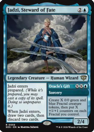 Jadzi, Steward of Fate (SOS-055) - Secrets of Strixhaven Foil