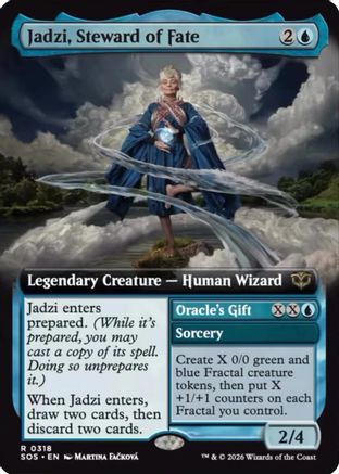 Jadzi, Steward of Fate (Extended Art) (SOS-318) - Secrets of Strixhaven
