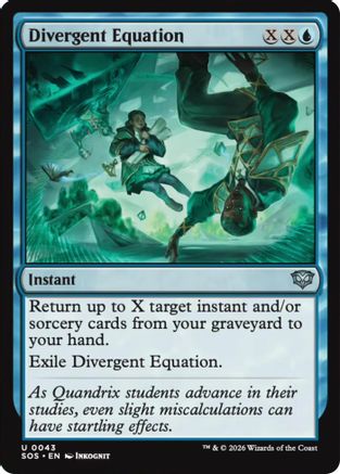Divergent Equation (SOS-043) - Secrets of Strixhaven Foil