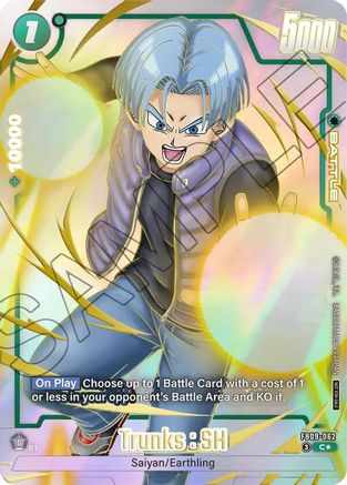 Trunks : SH (Limited Pack 26-27 WAVE1) (FB09-062) - Tournament and Championship Promos Holofoil