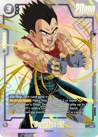 Vegeta : GT - FB09-116 (Limited Pack 26-27 WAVE1) (FB09-116) - Tournament and Championship Promos Holofoil