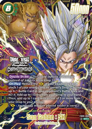 Son Gohan : SH - FB09-060 (Championship 26-27) (FB09-060) - Tournament and Championship Promos Holofoil