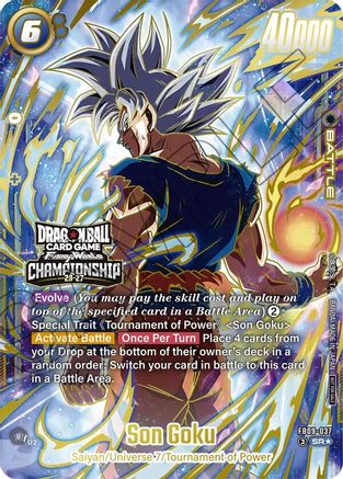 Son Goku - FB09-037 (Championship 26-27) (FB09-037) - Tournament and Championship Promos Holofoil
