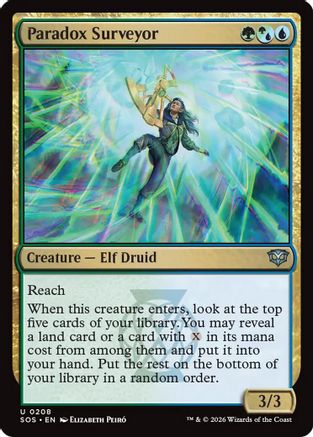 Paradox Surveyor (SOS-208) - Secrets of Strixhaven Foil