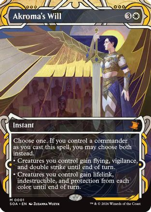 Akroma's Will (SOA-001) - Secrets of Strixhaven: Mystical Archive Foil