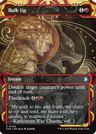 Bulk Up (SOA-040) - Secrets of Strixhaven: Mystical Archive Foil