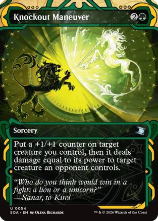 Knockout Maneuver (SOA-054) - Secrets of Strixhaven: Mystical Archive Foil
