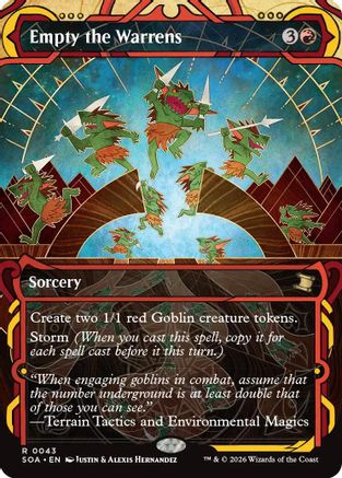 Empty the Warrens (SOA-043) - Secrets of Strixhaven: Mystical Archive Foil