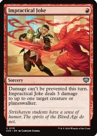 Impractical Joke (SOS-119) - Secrets of Strixhaven Foil