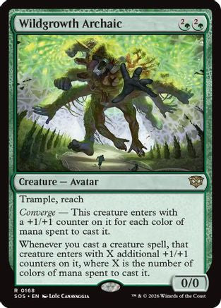 Wildgrowth Archaic (SOS-168) - Secrets of Strixhaven Foil