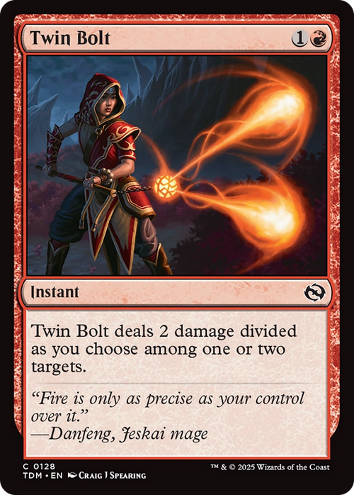 Twin Bolt (TDM-128) - Tarkir: Dragonstorm