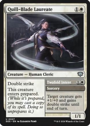 Quill-Blade Laureate (SOS-027) - Secrets of Strixhaven