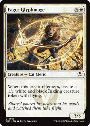 Eager Glyphmage (SOS-011) - Secrets of Strixhaven
