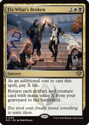 Fix What's Broken (SOS-188) - Secrets of Strixhaven Foil