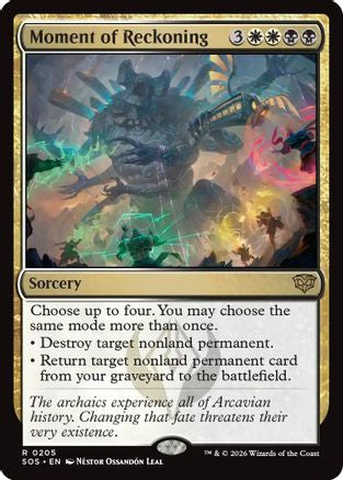 Moment of Reckoning (SOS-205) - Secrets of Strixhaven Foil