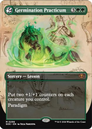 Germination Practicum (Borderless) (SOS-296) - Secrets of Strixhaven